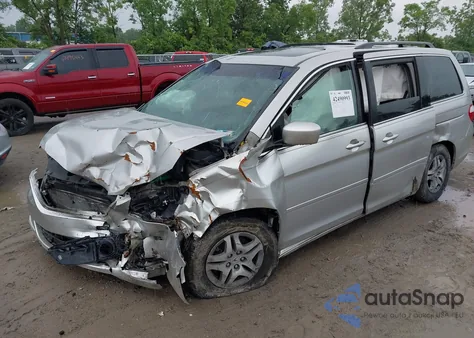 2006 Honda Odyssey Ex-L из США, поврежденный, VIN 5FNRL38766B452479